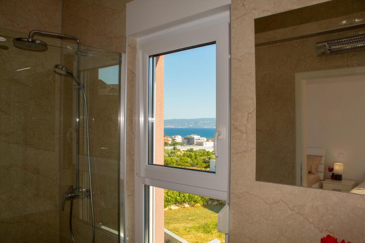 Modern Villa With Jacuzzi, Beautiful Sea View, Near Split! Villa 36A Podstrana Exterior foto