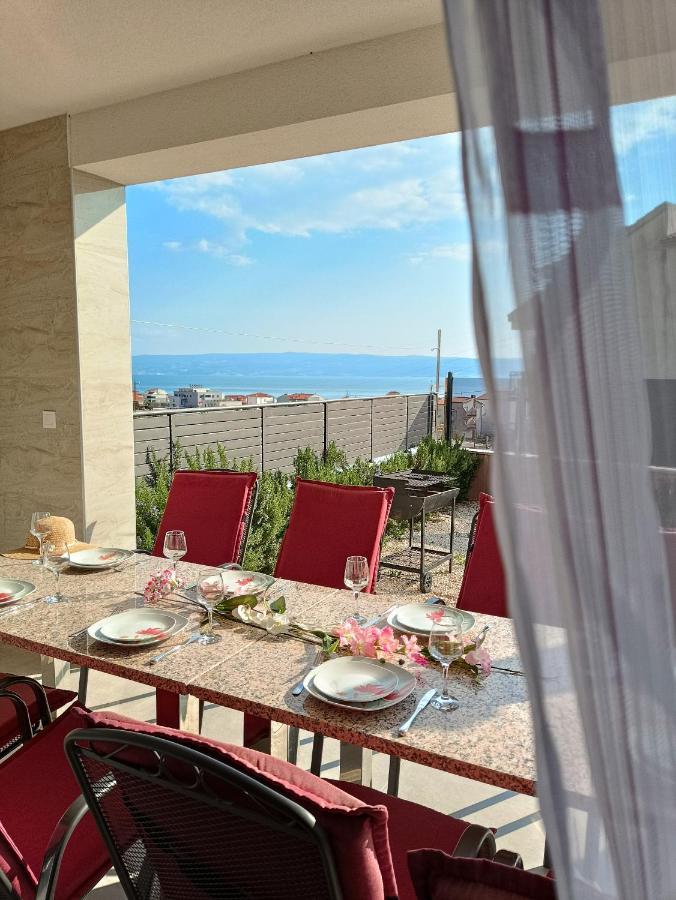 Modern Villa With Jacuzzi, Beautiful Sea View, Near Split! Villa 36A Podstrana Exterior foto