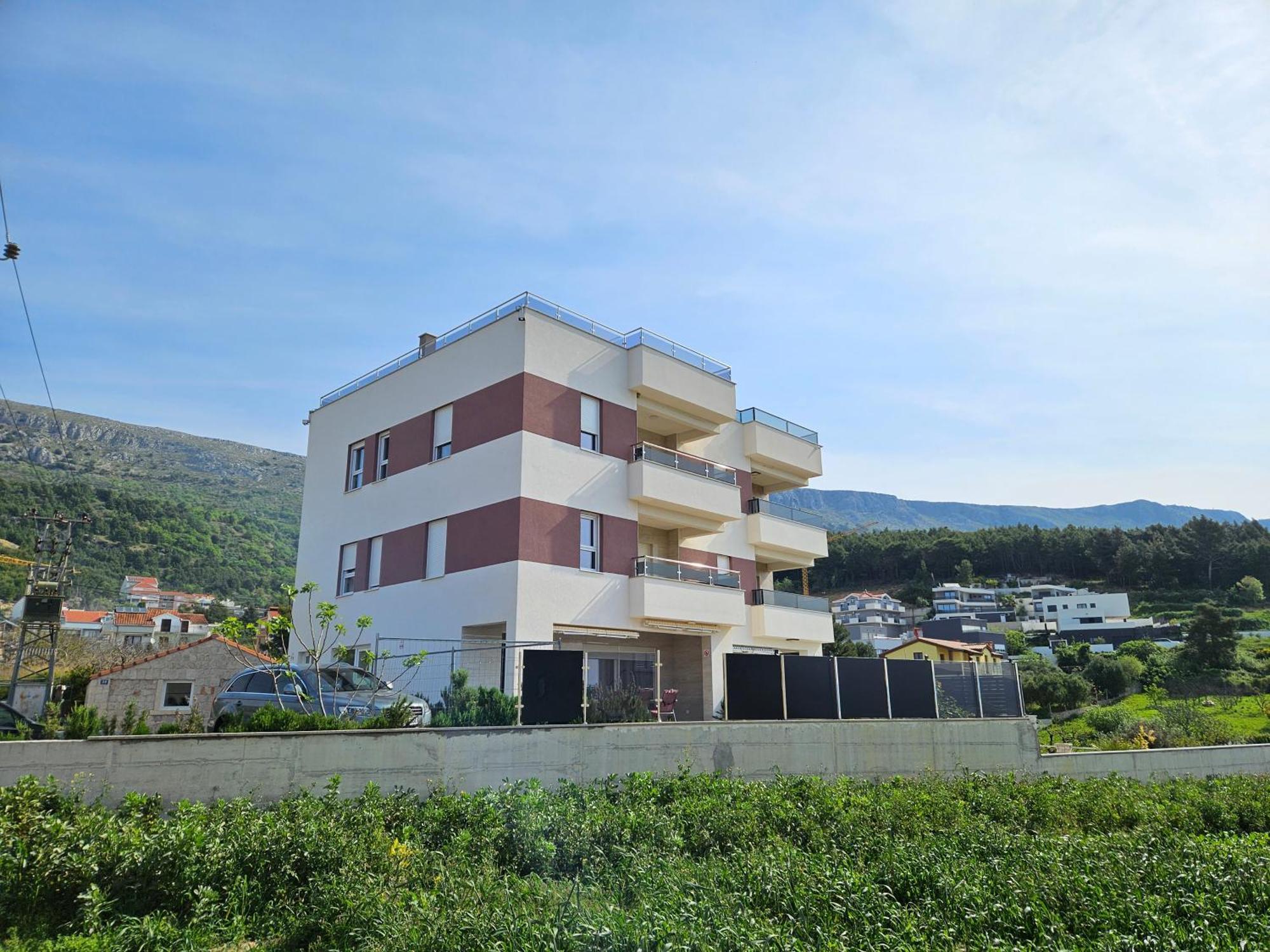 Modern Villa With Jacuzzi, Beautiful Sea View, Near Split! Villa 36A Podstrana Exterior foto